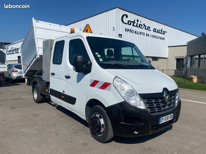 Renault Master Benne Ht Coffre Double Cabine Paysagiste Occasion