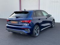 Audi A3 Sportback 1.5 35 TFSI 150CH S-LINE HYBRID MHEV BLEU NAVARRE - <small></small> 31.490 € <small>TTC</small> - #8