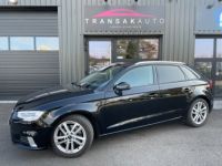 Audi A3 Sportback 2.0 tfsi 190 s tronic 7 quattro avec gps regulateur de vitesse climatisation auto sieges chauffant radar arriere - <small></small> 23.990 € <small>TTC</small> - #1