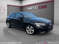 Audi A3 Sportback 35 TDI 150 S tronic 7 S Line 1 ERE MAIN SUIVI CARPLAY SIÈGES ELECS CHAUFFANTS CAM RECUL GARANTIE 12 MOIS - <small></small> 27.490 € <small>TTC</small> - #1