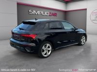 Audi A3 Sportback 35 TDI 150 S tronic 7 S Line 1 ERE MAIN SUIVI CARPLAY SIÈGES ELECS CHAUFFANTS CAM RECUL GARANTIE 12 MOIS - <small></small> 27.490 € <small>TTC</small> - #3