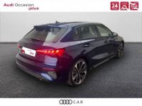 Audi A3 Sportback 35 TFSI Mild Hybrid 150 S tronic 7 S line - <small></small> 44.990 € <small>TTC</small> - #5