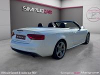 Audi A5 CABRIOLET 2.0 TFSI 225 Quattro S Line S tronic 7 GARANTIE 12 MOIS / SUIVI COMPLET / SIEGES CHAUFFANTS - <small></small> 18.990 € <small>TTC</small> - #9