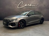 Audi RS3 Sportback 2.5 TFSI 400cv S-Tronic 7 Quattro – BANG&OLUFSEN MATRIX LED AFFICHAGE TETE HAUTE ECHAPPEMENT SPORT TOIT OUVRANT PANORAMIQUE - - <small></small> 73.900 € <small>TTC</small> - #1