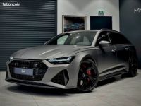 Audi RS6 AVANT II 4.0 V8 600 Ch QUATTRO PACK BLACK EXCLUSIVE FEUX MATRIX V-MAX- JA22 ACC LIGNE MILTEK B&O GRIS MATT FRANÇAISE - <small></small> 139.990 € <small>TTC</small> - #1