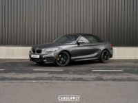 BMW Série 2 218 iA Cabrio Automaat - M-Sport - Harman Kardon - DAB - <small></small> 26.995 € <small>TTC</small> - #1