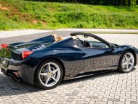 Ferrari 458 Italia Spider Bleu Pozzi - Garantie Power 1 An - <small></small> 239.900 € <small>TTC</small> - #12