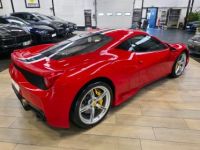 Ferrari 458 SPECIALE 4.5 605 FRANCAISE ROSO CARSA / BANDES NART / HARNAIS - <small></small> 385.000 € <small>TTC</small> - #7