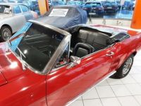 Ford Mustang CABRIOLET 289 ci V8 RED 67 INT NOIR - <small></small> 51.900 € <small>TTC</small> - #29