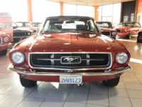 Ford Mustang CABRIOLET CODE A 1967 ROUGE V8 - <small></small> 51.900 € <small>TTC</small> - #2