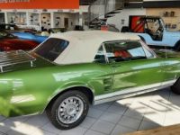 Ford Mustang CABRIOLET VERT 289CI V8 1967 CODE A - <small></small> 51.500 € <small>TTC</small> - #7