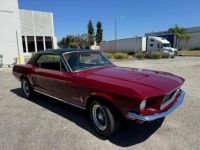 Ford Mustang COUPE TOIT VINYLE NOIR ROUGE 1968 CODE C - <small></small> 38.900 € <small>TTC</small> - #8