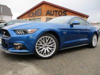 Ford Mustang V8 5.0 GT Fastback *dispo et visible sur notre parc* boite auto pack premium bleu cuir beige magnifique 45900 € - <small></small> 45.900 € <small>TTC</small> - #17