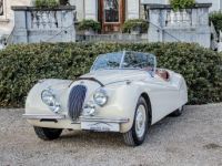 Jaguar XK120 XK 120 Open Top Speedster (OTS) LHD 1951 - OLDTIMER - GERESTAUREERD - MATCHING NUMBERS - SOFTTOP - CREAM WHITE - <small></small> 99.999 € <small>TTC</small> - #9