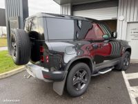 Land Rover Defender 90 3.0d D200 Hard Top BVA8 Mark III TVA 1ère main Français 2 places Attelage Caméra 360° Sièges et volant chauffant Marchepieds JA 18 + Roue de secour - <small></small> 54.990 € <small>TTC</small> - #3