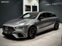 Mercedes CLA Shooting Brake MERCEDES 45 AMG S 421 CH PACK PERFORMANCE 4MATIC+ 8G-DCT SPEEDSHIFT LIGNE TITAN AKRAPOVIC GRIS MAT FRANÇAISE FULL OPTIONS - <small></small> 62.490 € <small>TTC</small> - #1