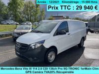 Mercedes Vito III 114 2.0 CDI 136ch Pro 9G-TRONIC 1erMain 15,000Kms Clim GPS Caméra 24,950euroH.T. / TVA20% - <small></small> 29.940 € <small>TTC</small> - #1