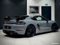 Porsche 718 Cayman GT4 RS PACK WEISSACH CLUBSPORT 4.0i 500 CH PDK CARBONE FEUX PDLS+ LIFT BOSE CAMÉRA GRIS ARCTIQUE 1ER MAIN APPROVED 09.2026 XPEL COMPLET 5.500KMS - <small></small> 208.990 € <small>TTC</small> - #3