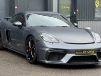 Porsche 718 Cayman Porsche 718 Cayman GT4 PDK - LOA 1 592,17 Euros Par Mois - 1e Main - Pack Clubsport - Bose - Pack Carbone - échappement Sebring - PPF - <small></small> 119.990 € <small>TTC</small> - #1