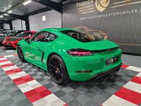 Porsche 718 Cayman PORSCHE 718 CAYMAN GTS 4.0L 400 CV – Manuelle – Vert Python / Intérieur GTS - <small></small> 102.990 € <small>TTC</small> - #12