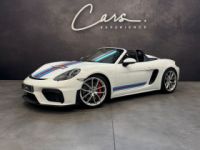 Porsche 718 Spyder Boxster 4.0 420cv – 1ère MAIN, FRANÇAIS TOUT CUIR ET ALCANTARA CAMERA BAQUETS CARBONE FULL OPTIONS + de 18 000 d'options à partir 1490 -mois - <small></small> 123.900 € <small>TTC</small> - #1