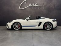 Porsche 718 Spyder Boxster 4.0 420cv – 1ère MAIN, FRANÇAIS TOUT CUIR ET ALCANTARA CAMERA BAQUETS CARBONE FULL OPTIONS + de 18 000 d'options à partir 1490 -mois - <small></small> 123.900 € <small>TTC</small> - #2