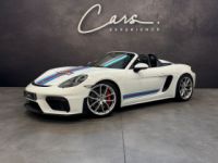 Porsche 718 Spyder Boxster 4.0 420cv – 1ère MAIN, FRANÇAIS TOUT CUIR ET ALCANTARA CAMERA BAQUETS CARBONE FULL OPTIONS à partir de 1490 -mois - <small></small> 119.900 € <small>TTC</small> - #1