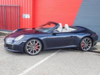 Porsche 911 991 Phase 2 Carrera S Cabriolet 3.0 420 PDK Bleu Nuit + Craie | 27kE doptions | 991.2 - <small></small> 124.980 € <small>TTC</small> - #28