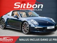 Porsche 911 991 Targa 4S 3.8 400 PDK | Bleu Nuit | Beige Louxor | 22kE doptions - <small></small> 119.980 € <small>TTC</small> - #1