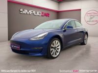 Tesla Model 3 Dual Motor Long Range 75kw AWD 476cv - Bleu Outremer métallisé - <small></small> 31.990 € <small>TTC</small> - #4