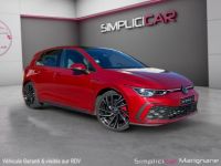 Volkswagen Golf 2.0 TSI 245 DSG7 GTI FULL SUIVI VW DCC CUIR CHAUFFANT VENTILE H/K TOIT OUVRANT IQ LIGHT CAMERA RDS - <small></small> 35.990 € <small>TTC</small> - #1