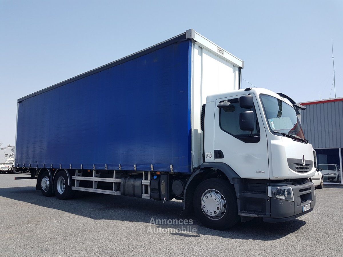 Camion Porteur Renault Premium Rideaux Coulissants 340dxi.26 S 6x2 D ...