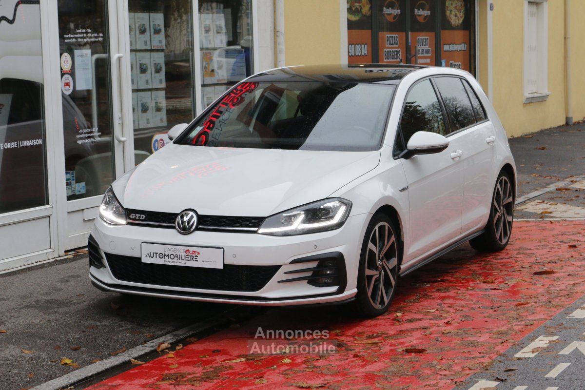 Voiture d'occasion VOLKSWAGEN Golf VII GTD 2.0 TDI 184CV année 2018 70890  km à 24900€ - Les Occasions Caillé Réunion