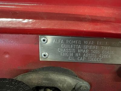 Alfa Romeo Giulietta 1300 PASSO CORTO VELOCE SPIDER - Prix sur Demande - #9