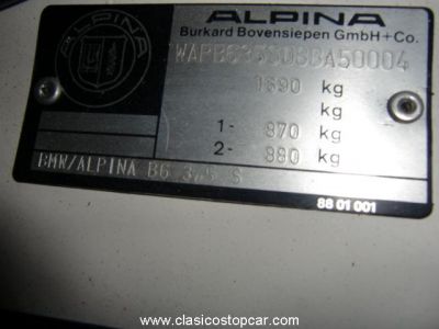 Alpina B6 M3 3.5 S - Prix sur Demande - #10