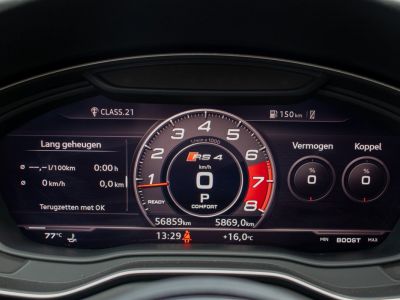 Audi RS4 B9 Avant Quattro 2.9 V6 TFSI - ZETELVENTILATIE - B&O - PARKEERASSISTENT - 360° - PANO DAK - GROOTLICHTASSISTENT   - 21