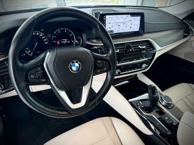 BMW Série 5 Touring 520 dA LUXURY LINE 1ERPRO ATTELAGE CUIR TVA  - 12