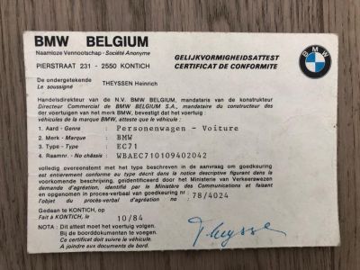 BMW Série 6 E24 635 CSi - <small></small> 27.000 € <small>TTC</small> - #56