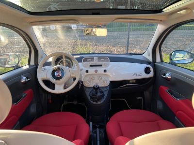 Fiat 500 1.2 ESS 8V 69CH LOUNGE 65.000KM 10/2012 / TOIT PANO/ CLIM  - 9