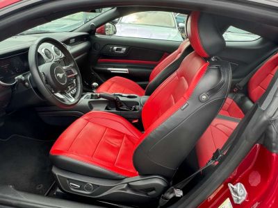 Ford Mustang 2.3i 290CV NEW MODEL ECOBOOST INTERIEUR ROUGE  - 12