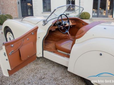 Jaguar XK120 XK 120 Open Top Speedster (OTS) LHD 1951 - OLDTIMER - GERESTAUREERD - MATCHING NUMBERS - SOFTTOP - CREAM WHITE - <small></small> 99.999 € <small>TTC</small>