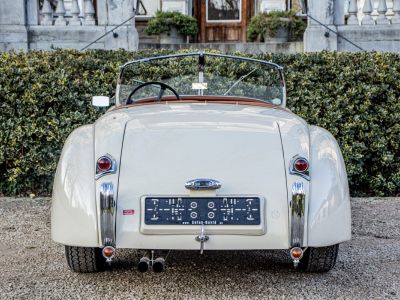 Jaguar XK120 XK 120 Open Top Speedster (OTS) LHD 1951 - OLDTIMER - GERESTAUREERD - MATCHING NUMBERS - SOFTTOP - CREAM WHITE - <small></small> 99.999 € <small>TTC</small>