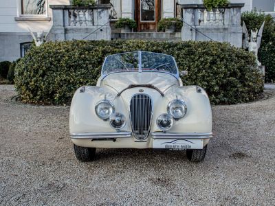 Jaguar XK120 XK 120 Open Top Speedster (OTS) LHD 1951 - OLDTIMER - GERESTAUREERD - MATCHING NUMBERS - SOFTTOP - CREAM WHITE - <small></small> 99.999 € <small>TTC</small>