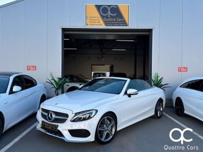 Mercedes Classe C 180 CABRIO PACK AMG BOITE AUTO FEUX LED 1ER PROPRIO  - 2