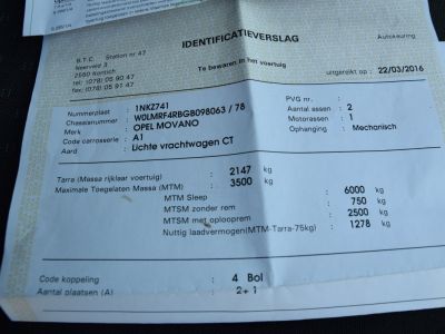 Opel Movano 2.3 CDTI L1H2 F3500  - 15