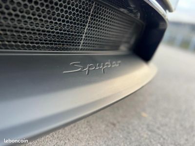 Porsche 718 Spyder Boxster 4.0 420 Ch Akrapovic PLSD+ Pack Sport Chrono Plus Immat France  - 14