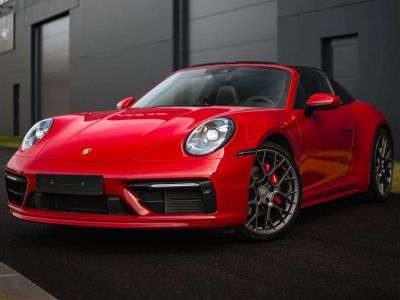 Porsche 992 Targa 4 Carmin Red- Belgian car- PDLS+-  - 2