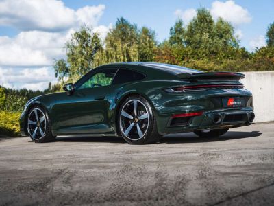 Porsche 992 Turbo S PTS Brewster Green -Carbon Pano  - 10