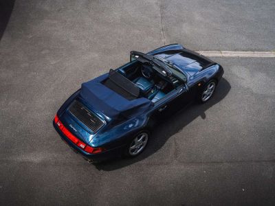 Porsche 993 Carrera Cabrio Ocean Blue German Vehicle  - 14