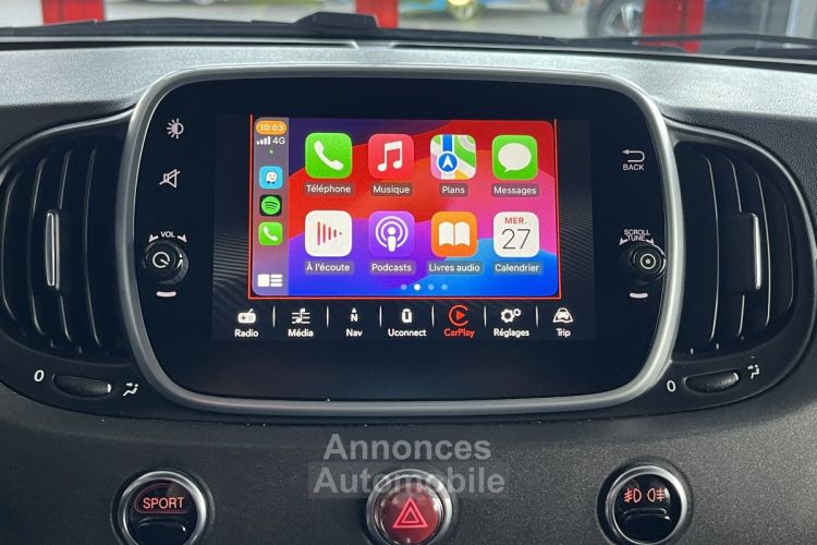 Abarth 500 1,4 180 595 COMPETIZIONE PACK PERF GPS APPLE CARPLAY HIFI BEATS FEUX HALOGENE SIEGES SABE - <small></small> 20.990 € <small>TTC</small> - #8